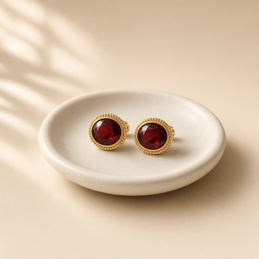 The Coral Leaf Studs